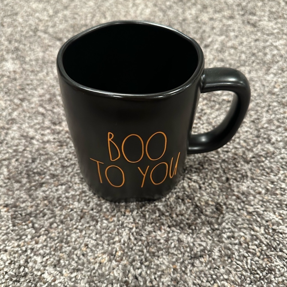 Rae Dunn Boo To You Black Coffee Mug